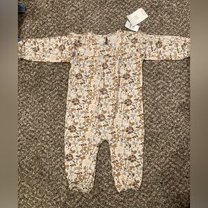 SOLD 6-12 month girl Baby Gap one piece floral outfit new with tags
